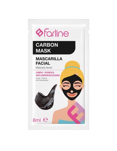 Farline Mascarilla Facial Carbón 1 unidad