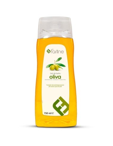 Farline Gel de baño Aceite de Oliva 750 ml