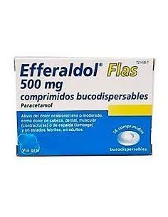 Efferalgan Flas 500 mg 16 comprimidos bucodispersables