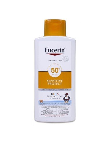 Eucerin Loción Sun Fluide Spf50+ Pediátrico +3 meses 400 ml