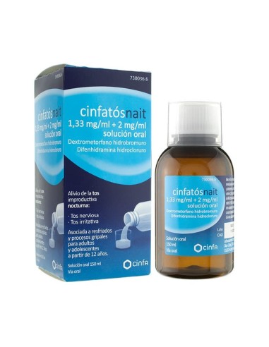 CinfatósNait 1,33 mg/ml+2 mg/ml Solución Oral 150 ml