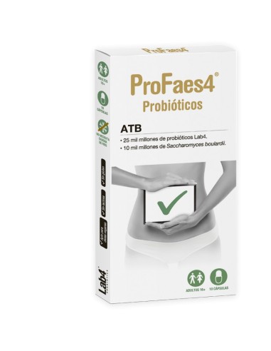 ProFaes4 ATB Probióticos 10 cápsulas