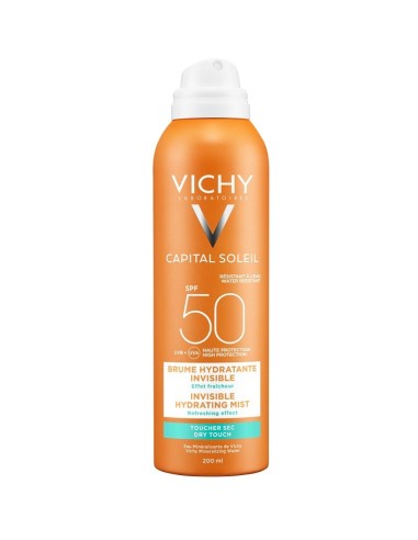 Vichy Capital Soleil SPF 50+ Bruma Hidratante  Invisible Tacto Sec0 200 ml