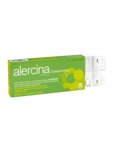 Alercina 10 mg 7 comprimidos