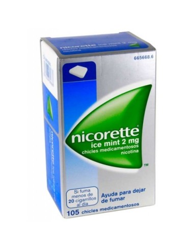 NICORETTE ICE MINT 2 MG 105 CHICLES