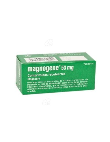 MAGNOGENE 53 MG  45 COMPRIMIDOS RECUBIERTOS