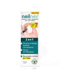 Nailner 2 en 1 Pincel Anti Hongos Uñas 5ml