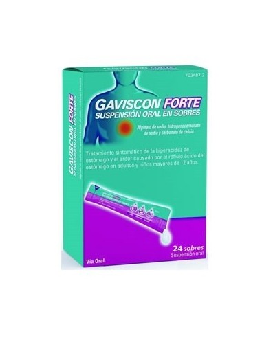Gaviscon Forte 24 sobres