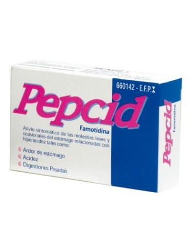 Pepcid 10 mg 12 comprimidos