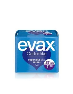 Evax Cottonlike Super Plus Alas 10 Unds