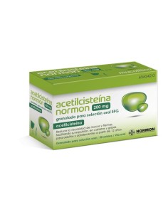 Acetilcisteína Normon 200 mg 30 sobres
