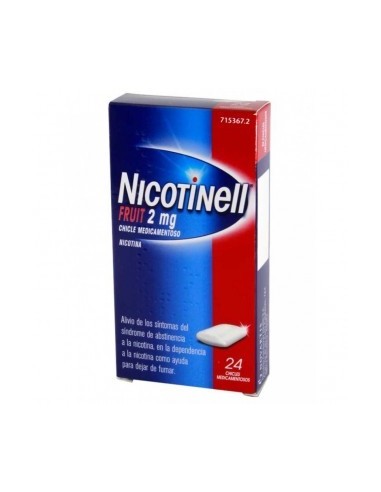 Nicotinell Fruit 2 mg 24 Chicles Medicamentosos