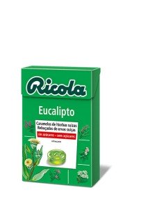 Ricola Caramelos Eucalipto Sin Azucar Caja 50g