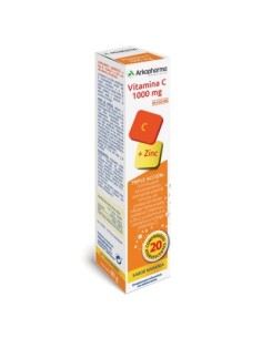 Arkovital Vitamina C 1000mg Sabor Naranja 20 Comprimidos Efervescentes
