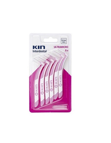 Kin Interdental Ultramicro 0,6 mm 6 Unidades