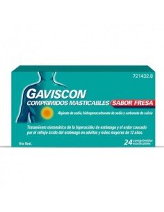 Gaviscon Sabor Fresa 24 comprimidos masticables