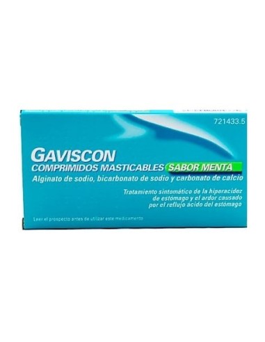 Gaviscon Sabor Menta 24 Comprimidos Masticables