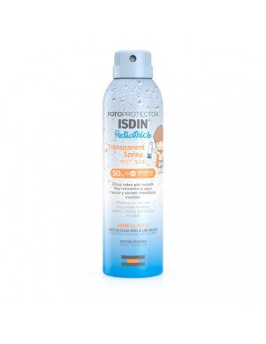 ISDIN Fotoprotector Transparent Spray Wet Skin Pediatrics SPF 50 250ml
