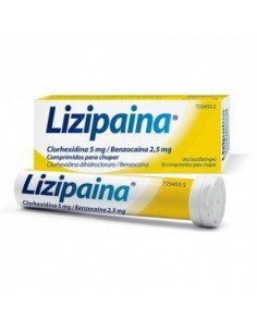 Lizipaina Clorhexidina 5mg/Benzocaina 2.5mg
