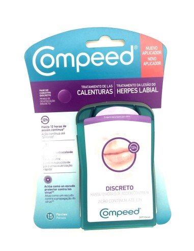 Compeed Parches Anti-Herpes Hidrocoloide 15 Parches