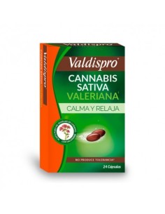 Valdispro Cannabis Sativa Valeriana 24 cáspulas