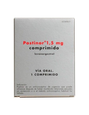 Postinor 1500 mg 1 comprimido