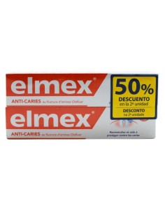 Elmex Dentífrico Anti-Caries Duplo 2x75 ml