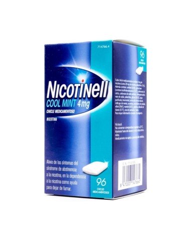 Nicotinell Cool Mint 4 mg 96 Chicles Medicamentosos