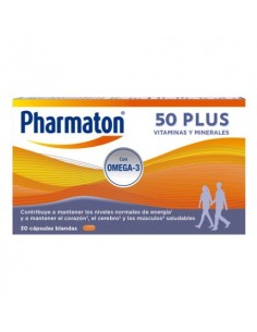 Pharmaton 50 Plus 30 Cápsulas Blandas