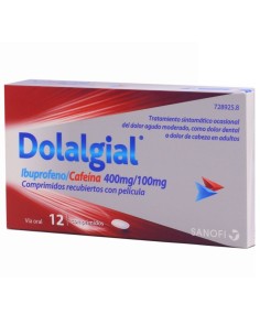Dolalgial Ibuprofeno/Cafeína 400 mg/100 mg 12 Comprimidos Recubiertos