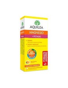 Aquilea Magnesio Potasio Sabor Naranja 2 x 14 Comprimidos Efervescentes Duplo