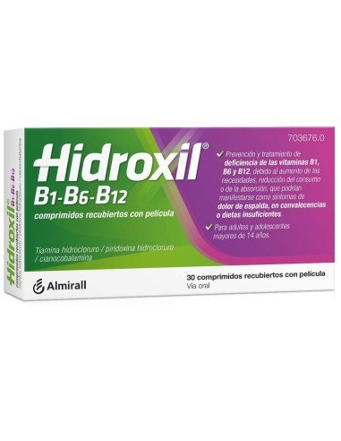 Hidroxil B1-B6-B12 30 Comprimidos Recubiertos