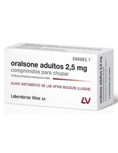 Oralsone Adultos 2.5mg 12 Comprimidos para Chupar