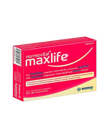Normovital Maxlife 30 Comprimidos
