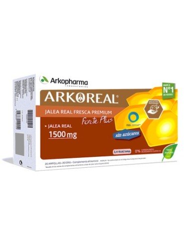 Arkoreal Jalea Real Fresca Forte Plus 1500 mg 20 ampollas
